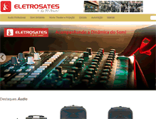 Tablet Screenshot of eletrosates.com.br